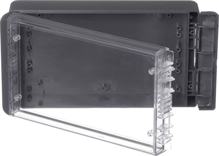 Produktbild: Bopla Bocube B 221306 PC-V0-G-7024 96025224 Outdoor-Geh&auml;use 125 x 231 x 60 Polycarbonat V0 Graphitgrau (RAL 7024) 1 St.