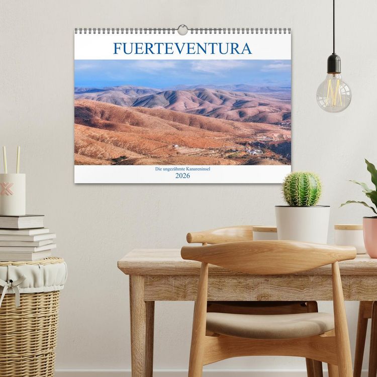Produktbild: Fuerteventura, die ungez&auml;hmte Kanareninsel (Wandkalender 2026 DIN A3 quer), CALVENDO Monatskalender
