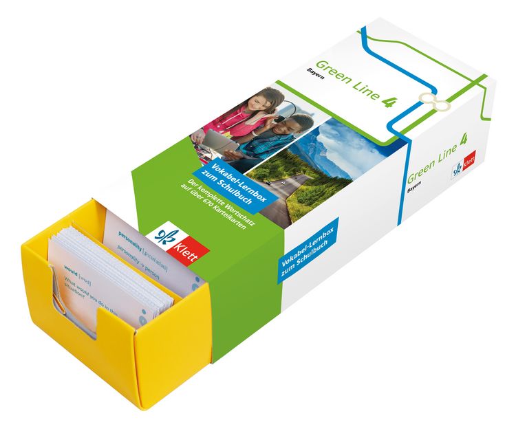 Produktbild: Green Line 4. Bayern Klasse 8 Vokabel-Lernbox zum Schulbuch