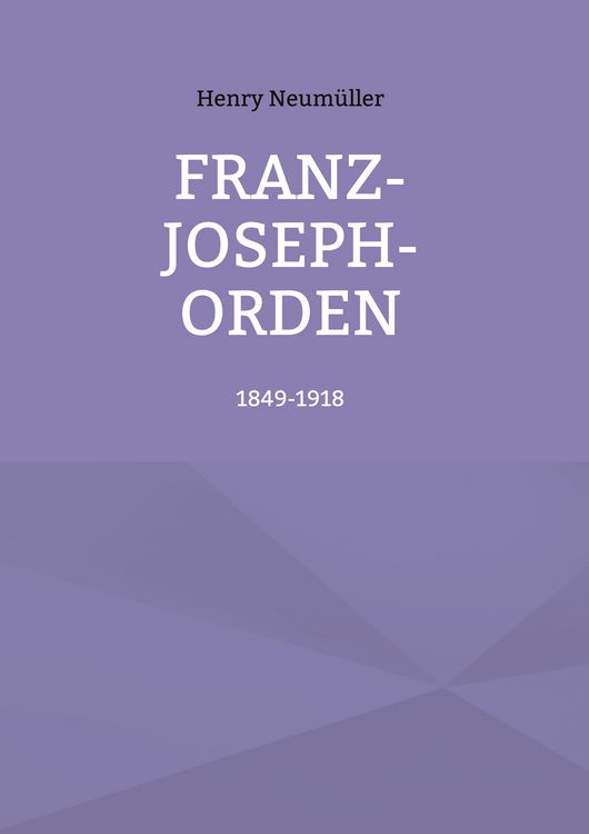 Produktbild: Franz-Joseph-Orden