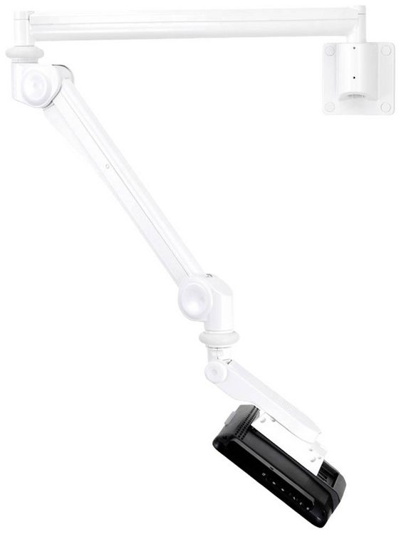 Produktbild: Neomounts FPMA-HAW300 Medical Monitor-Wandhalterung 1 Display(s) 25,4 cm (10") - 61 cm (24") Wei&szlig; Schwenkbar, Rotierbar, Neigbar, H&ouml;henverstellbar