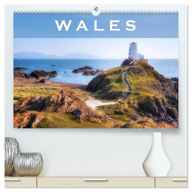 Produktbild: Wales (hochwertiger Premium Wandkalender 2026 DIN A2 quer), Kunstdruck in Hochglanz