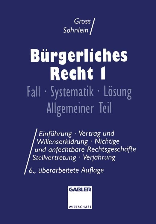 Produktbild: B&uuml;rgerliches Recht I