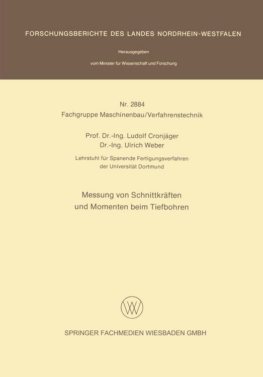 Produktbild: Messung von Schnittkr&auml;ften und Momenten beim Tiefbohren