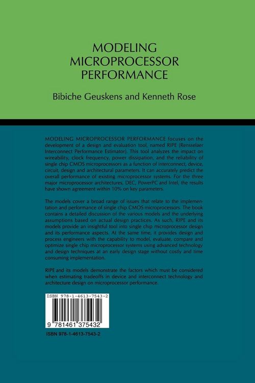 Produktbild: Modeling Microprocessor Performance