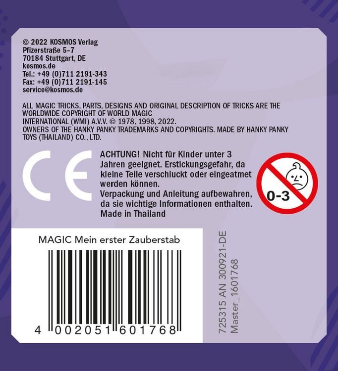 Produktbild: Magic - Mein erster Zauberstab - Sortiert  - 1 Stk.