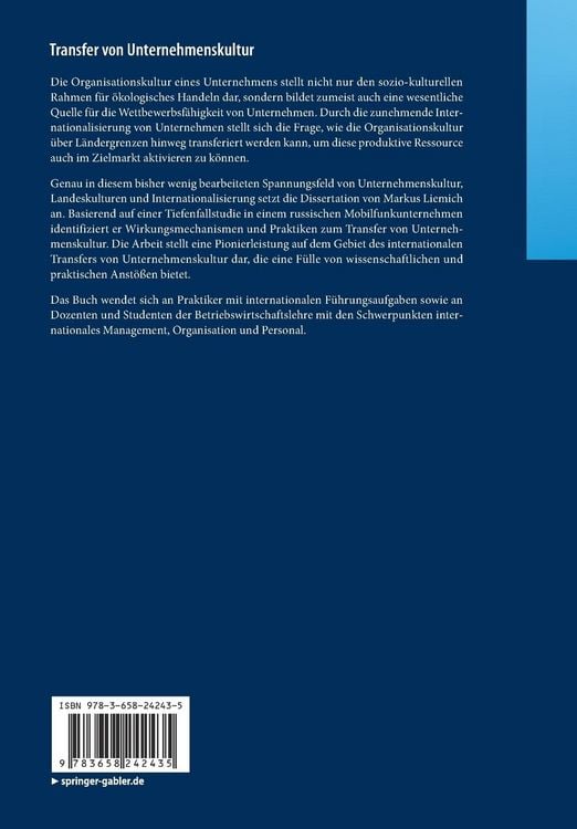 Produktbild: Transfer von Unternehmenskultur
