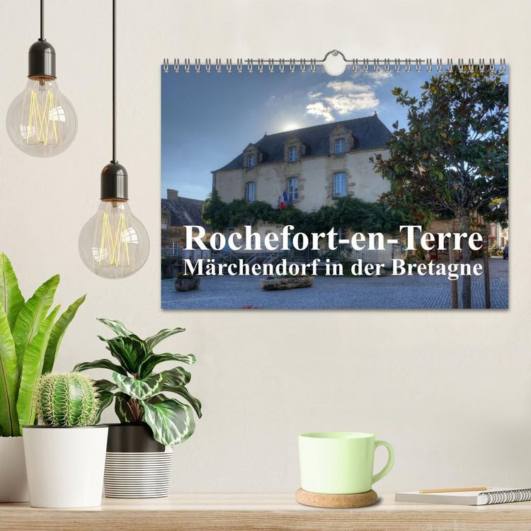 Produktbild: Rochefort-en-Terre, das Reiseziel in der Bretagne (Wandkalender 2027 DIN A4 quer), CALVENDO Monatskalender