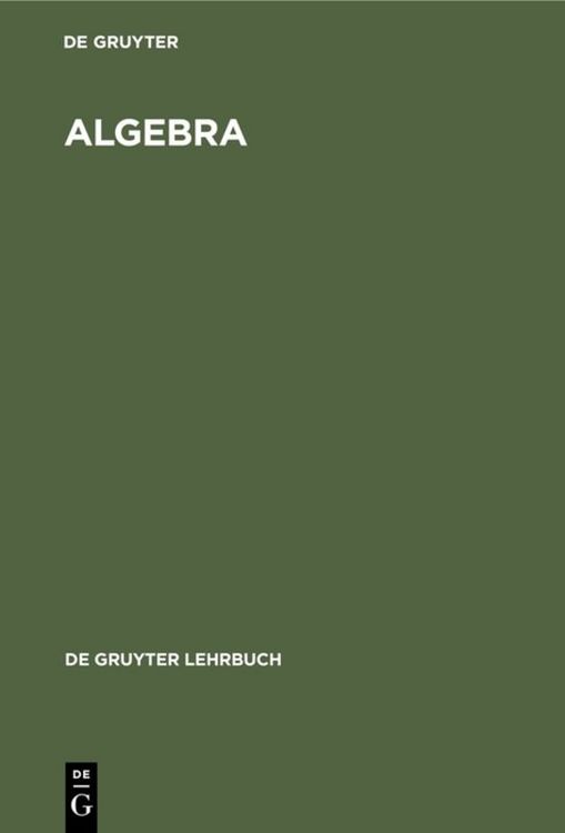 Produktbild: Algebra