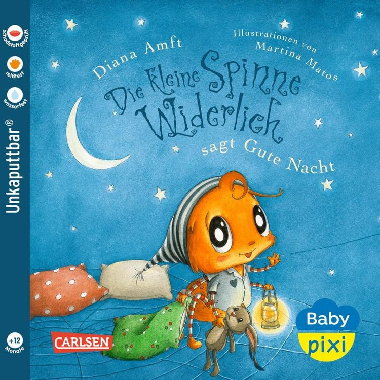 Produktbild: Baby Pixi (unkaputtbar) 119: Die kleine Spinne Widerlich sagt Gute Nacht