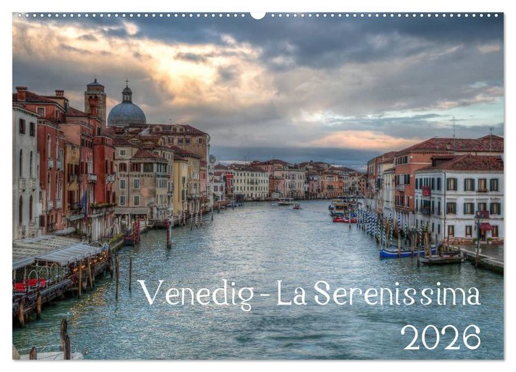 Produktbild: Venedig - La Serenissima 2026 (Wandkalender 2026 DIN A2 quer), CALVENDO Monatskalender
