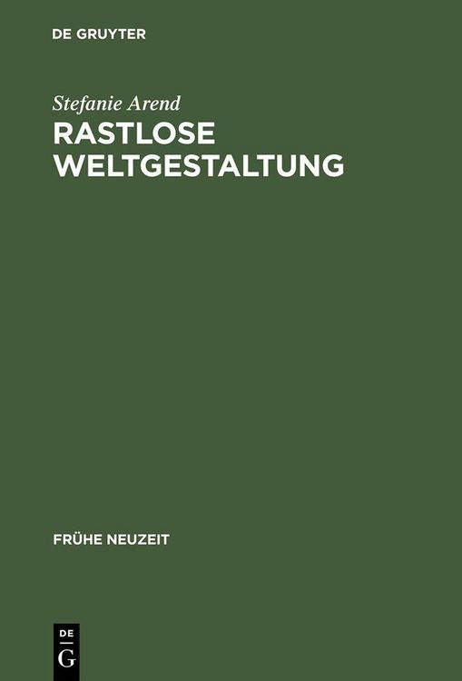 Produktbild: Rastlose Weltgestaltung