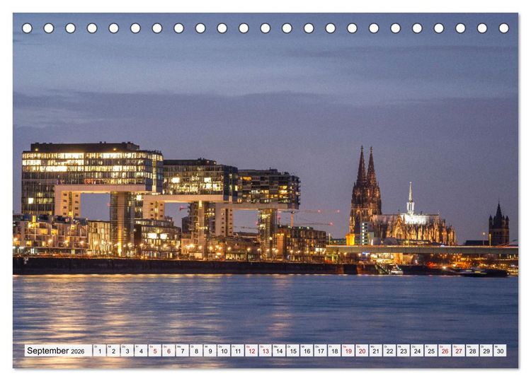 Produktbild: Der Rhein (Tischkalender 2026 DIN A5 quer), CALVENDO Monatskalender
