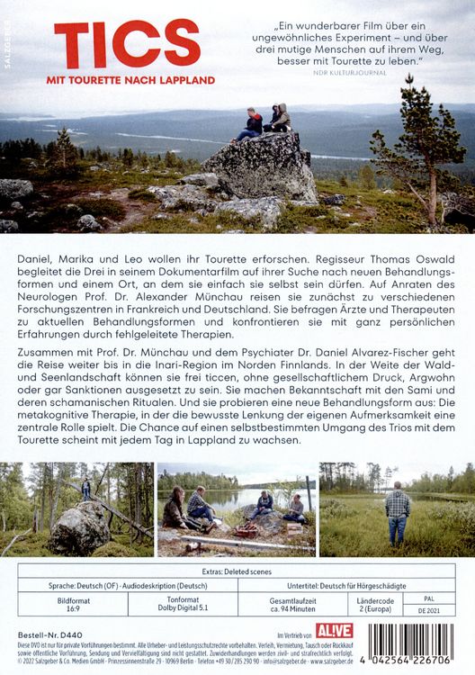 Produktbild: Tics - Mit Tourette nach Lappland