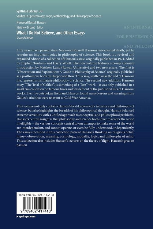 Produktbild: What I Do Not Believe, and Other Essays