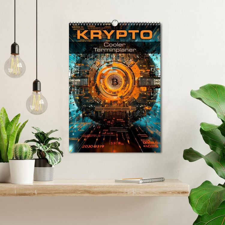 Produktbild: KRYPTO Cooler Terminplaner (Wandkalender 2026 DIN A3 hoch), CALVENDO Monatskalender