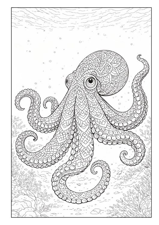 Produktbild: Mandala Tiere Malbuch f&uuml;r Erwachsene mit 50 sch&ouml;nen Ausmalmotiven