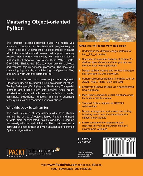 Produktbild: Mastering Object Oriented Python