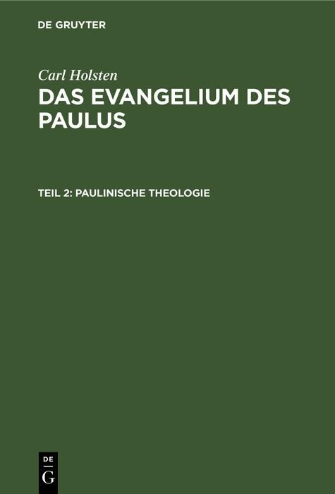 Produktbild: Paulinische Theologie