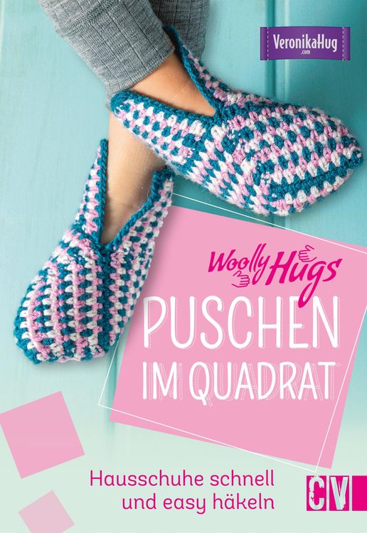 Produktbild: Woolly Hugs Puschen h&auml;keln im Quadrat