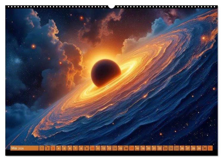 Produktbild: Ferne Galaxien (Wandkalender 2026 DIN A2 quer), CALVENDO Monatskalender