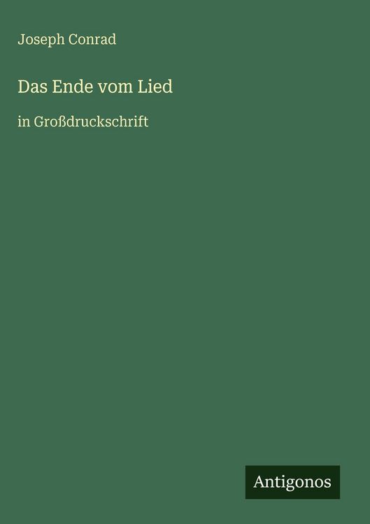Produktbild: Das Ende vom Lied