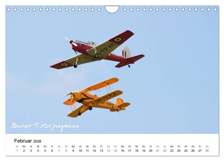 Produktbild: Die Faszination. Flugzeuge am Himmel (Wandkalender 2026 DIN A4 quer), CALVENDO Monatskalender