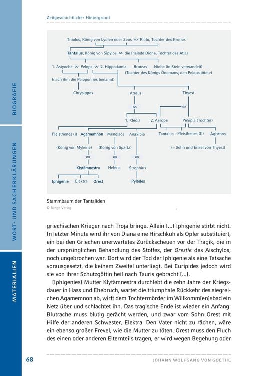 Produktbild: Iphigenie auf Tauris von Johann Wolfgang von Goethe (Textausgabe)