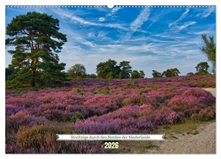 Produktbild: Streifz&uuml;ge durch den Norden der Niederlande (Wandkalender 2026 DIN A2 quer), CALVENDO Monatskalender