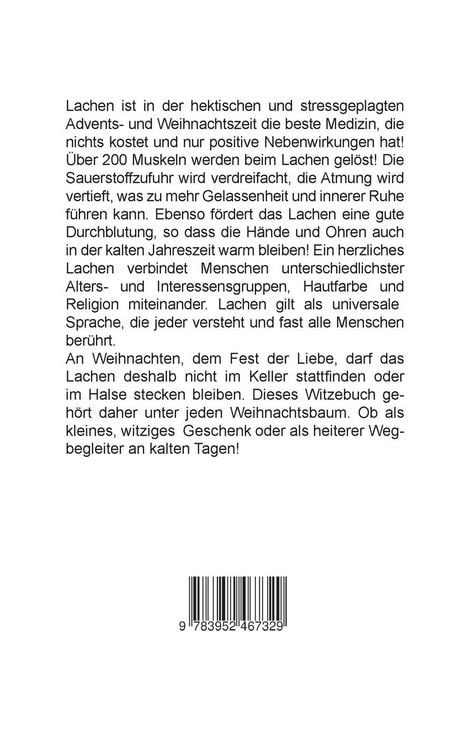 Produktbild: Witze zur Advents- und Weihnachtszeit