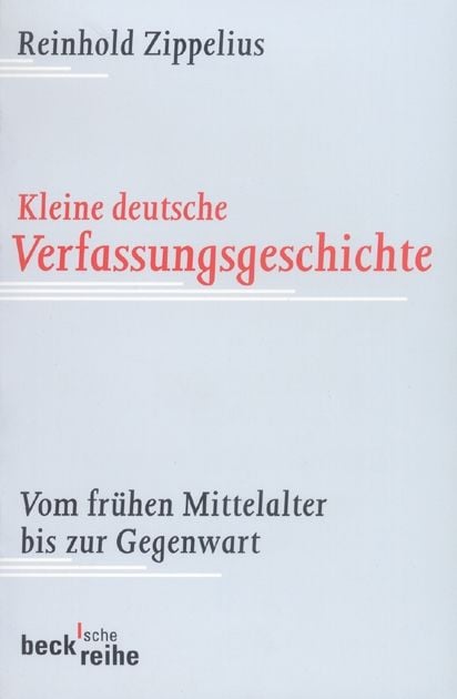 Produktbild: Kleine deutsche Verfassungsgeschichte