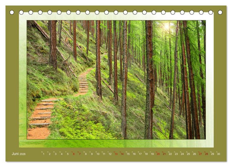 Produktbild: Das vergessene Tal. Schnalstal - Val Senales (Tischkalender 2026 DIN A5 quer), CALVENDO Monatskalender