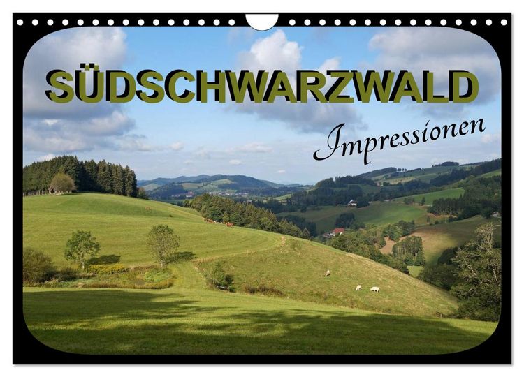 Produktbild: S&uuml;dschwarzwald - Impressionen (Wandkalender 2026 DIN A4 quer), CALVENDO Monatskalender