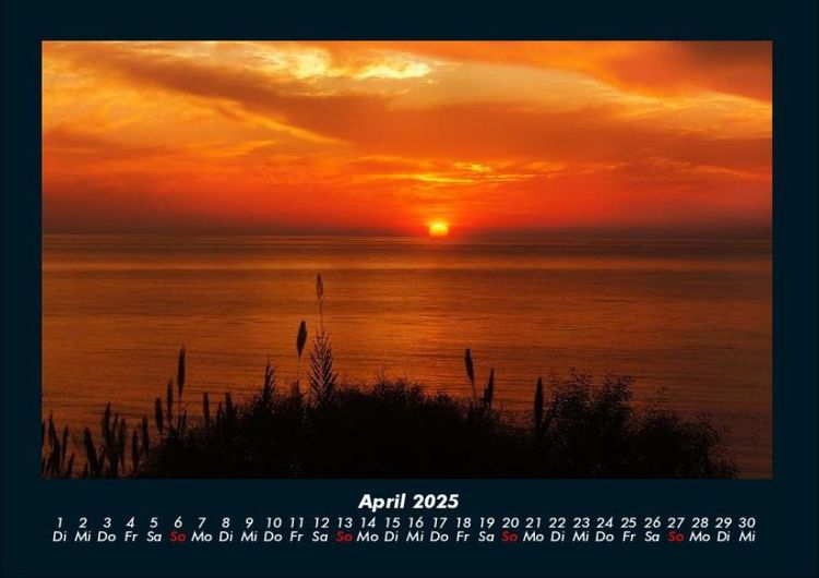 Produktbild: Sonnenuntergang 2025 Fotokalender DIN A4