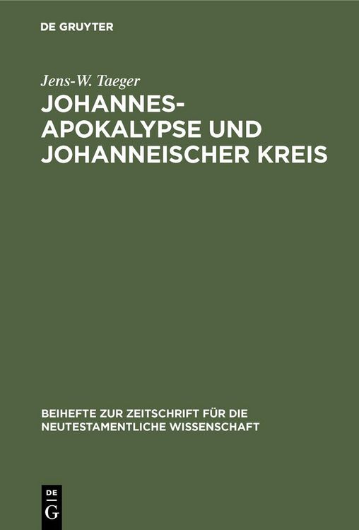 Produktbild: Johannesapokalypse und johanneischer Kreis