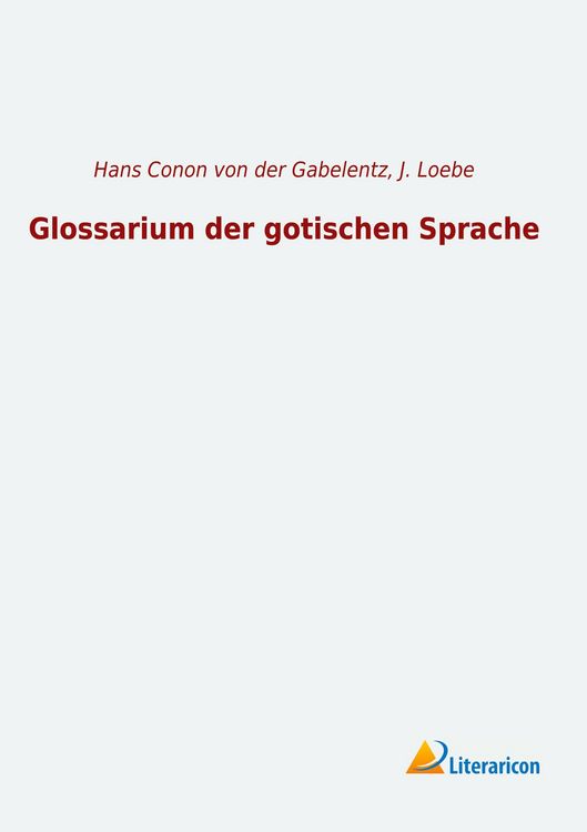 Produktbild: Glossarium der gotischen Sprache