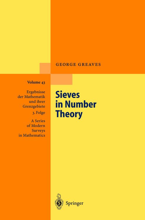 Produktbild: Sieves in Number Theory