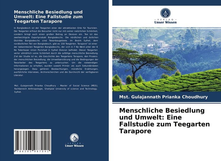 Produktbild: Menschliche Besiedlung und Umwelt: Eine Fallstudie zum Teegarten Tarapore