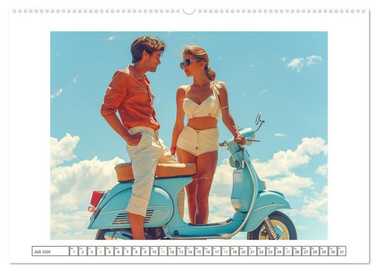 Produktbild: Ein Hauch von Nostalgie (Wandkalender 2026 DIN A2 quer), CALVENDO Monatskalender