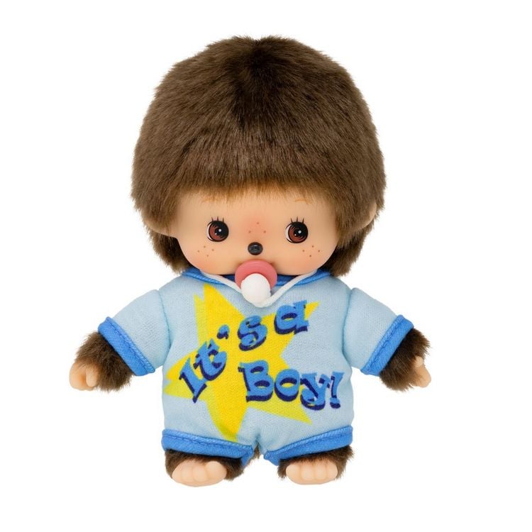 Produktbild: Monchhichi Pl&uuml;schfigur Bebichhichi Romper It's a Boy 15cm