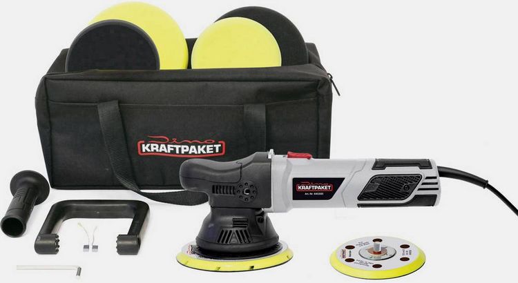 Produktbild: Dino KRAFTPAKET 640301 Exzenterpoliermaschine 230V 900W 1600 - 4200 U/min 12.5mm