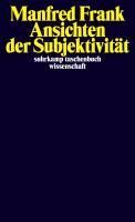 Produktbild: Ansichten der Subjektivit&auml;t