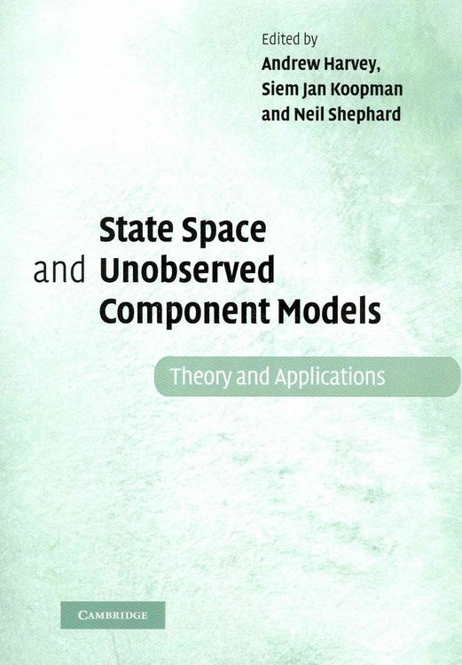 Produktbild: State Space and Unobserved Component Models