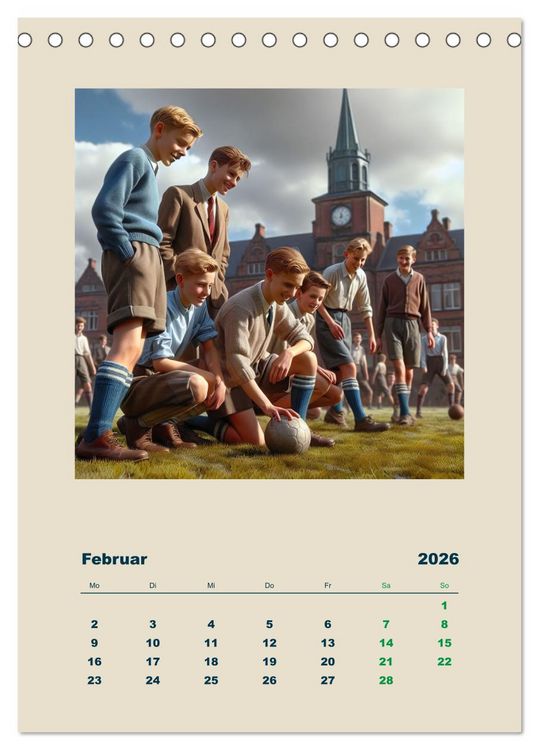 Produktbild: Gute alte Zeit der sechziger Jahre (Tischkalender 2026 DIN A5 hoch), CALVENDO Monatskalender