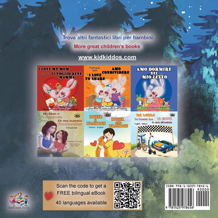 Produktbild: Under the Stars (Italian English Bilingual Children's Book)