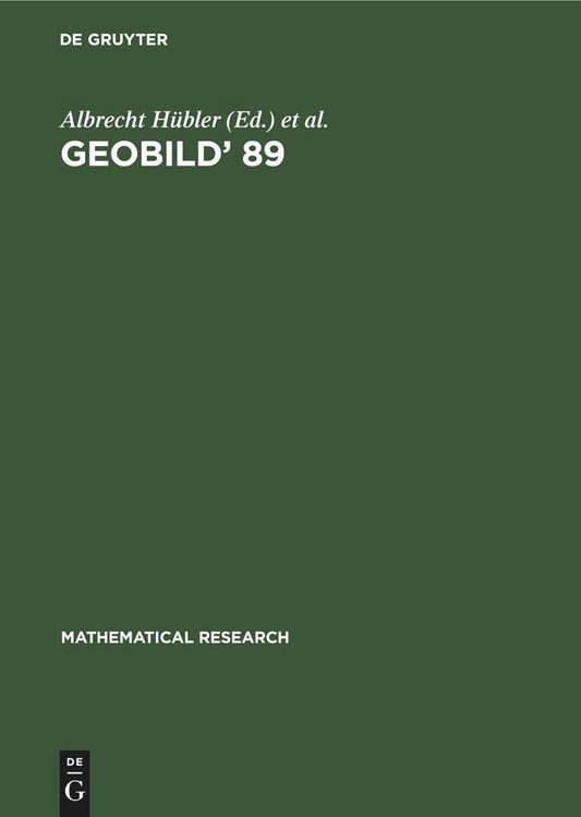 Produktbild: Geobild' 89