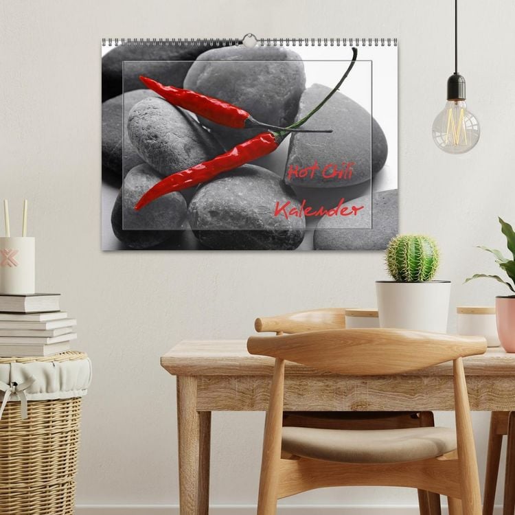 Produktbild: Hot Chili K&uuml;chen Kalender (Wandkalender 2026 DIN A3 quer), CALVENDO Monatskalender