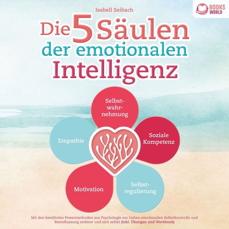 Produktbild: Die 5 S&auml;ulen der emotionalen Intelligenz: Mit den bew&auml;hrten Powermethoden aus der Psychologie zur hohen emotionalen Selbstkontrolle und Beeinflussung anderer und sich selbst (inkl. &Uuml;bungen & Workbook)