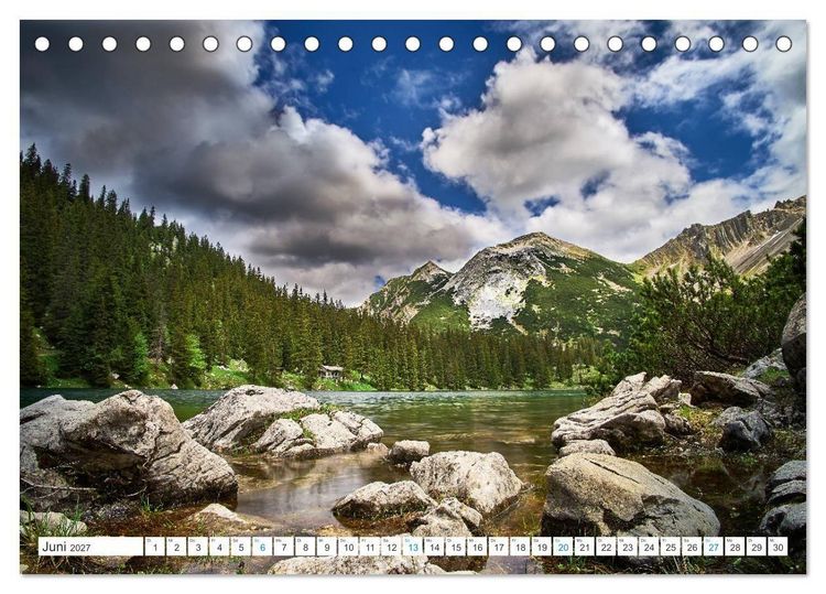 Produktbild: Am Wasser entlang in den Alpen (Tischkalender 2027 DIN A5 quer), CALVENDO Monatskalender