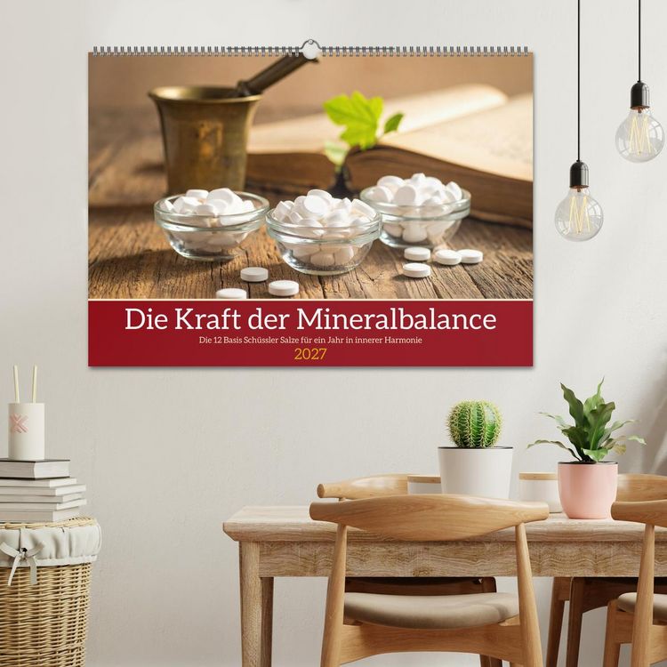 Produktbild: Die Kraft der Mineralbalance (Wandkalender 2027 DIN A2 quer), CALVENDO Monatskalender